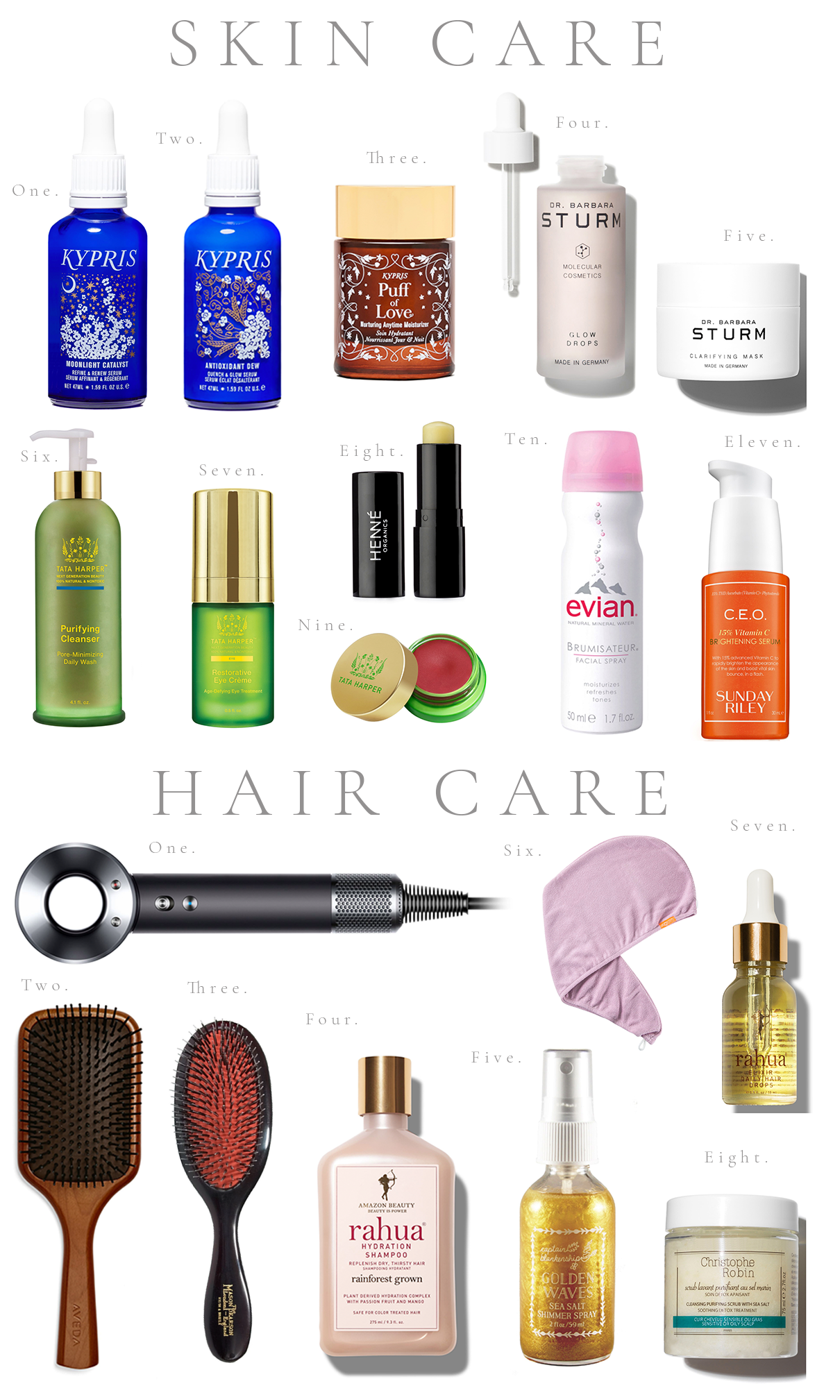 Products on sale at Nordstrom, best of skincare and haircare.